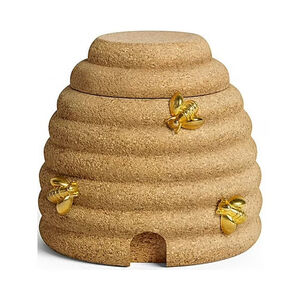 Fred Busy Bee Cork Hive Honey Comb & Bee Push Pins New